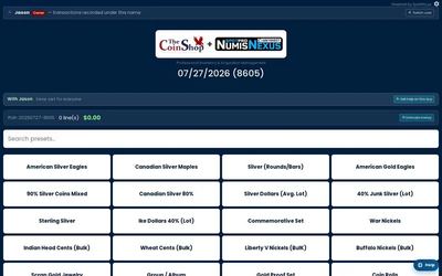 NumisNexus buying desk