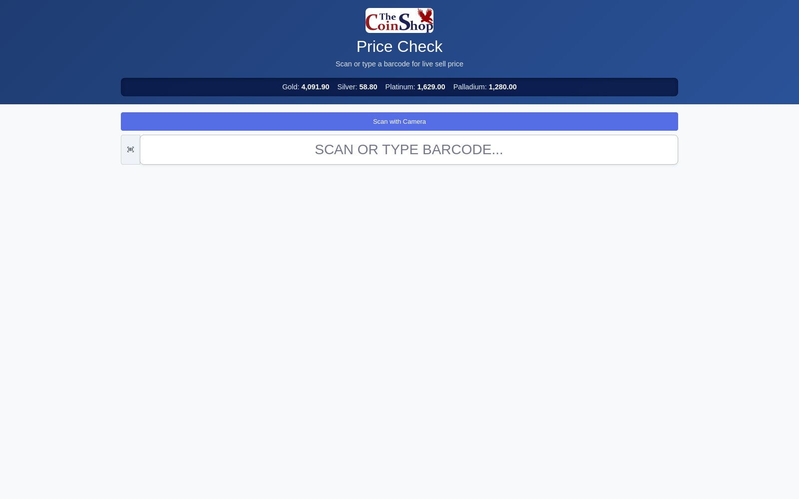 Price check tool