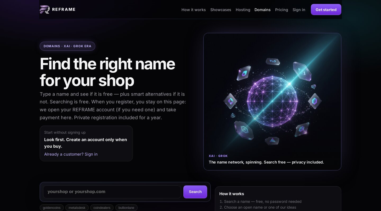 Domains on the same login