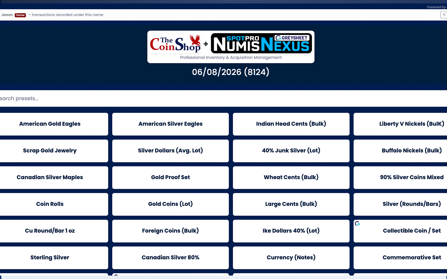 NumisNexus buying