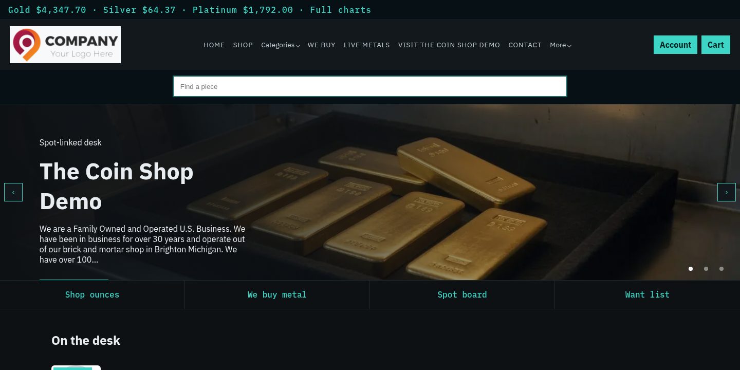 Ingot ExtraCoins design.