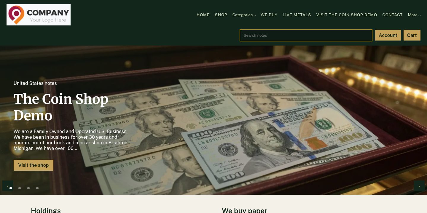 Treasury ExtraCoins design.