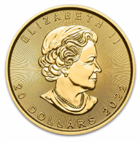 Canada Gold $20 Maple Leaf - 1/2 Ounce (1986-Date) reverse, 