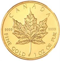 Canada Gold $50 Maple Leaf - 1 Ounce (1979-Date)
