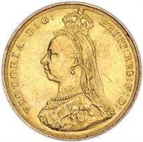 Great Britain Gold Sovereign - Victoria Jubilee (1887-1892)