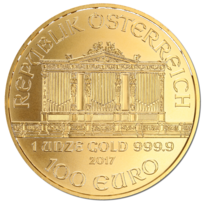 Austria Philharmonic 1/4 Ounce reverse, 