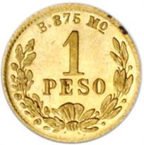 Argentina Gold 5 Pesos (1881-1889)