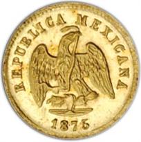 Uruguay Gold 5 Pesos (1930) reverse, 