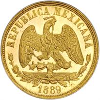 Ecuador Gold 8 Escudos (1838-1843) reverse, 