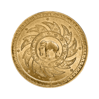 Thailand Gold Baht (1863-Date) reverse, 