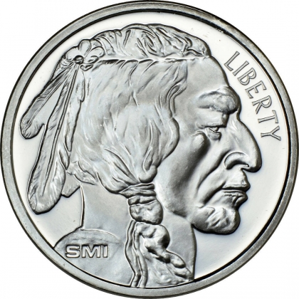 Sunshine Mint Silver Buffalo Round