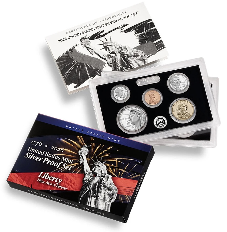 2026 U.S. Mint Semiquincentennial Silver Proof Set