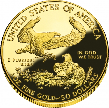1998 Gold Eagle Proof 1oz Gold Bullion