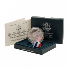 1991-D United States Mint Korean War Memorial Silver Dollar BU