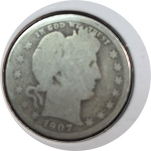 1907-S Barber Quarter AG3