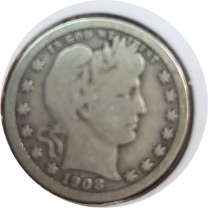 1908 Barber Quarter G4