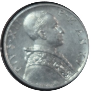 1953 Vatican City 5 Lire coin — photo 2