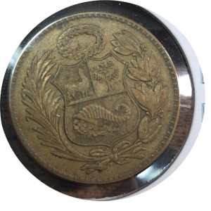 1944 Peru 1 Sol coin — photo 2