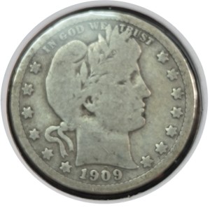 1909-D Barber Quarter G4