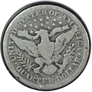 1909-S Barber Quarter AG3 — photo 2