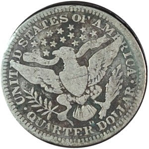 1910-D Barber Quarter G4 — photo 2