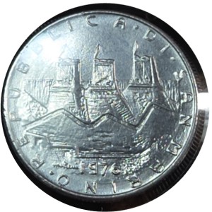 1976 San Marino 100 Lire Coin