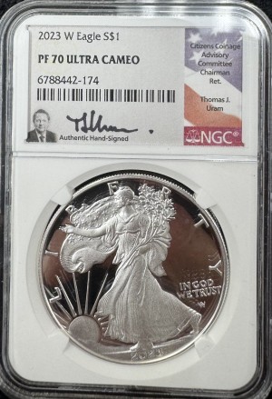 2023-W American Silver Eagle NGC PF 70 ULTRA CAMEO