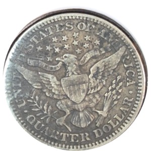 1911 Barber Quarter VF25 — photo 2