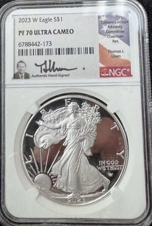 2023-W American Silver Eagle NGC PF 70 ULTRA CAMEO