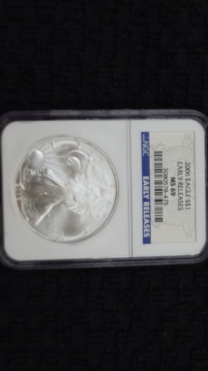 2006 American Silver Eagle MS69