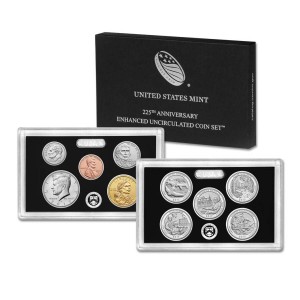 2017-S Mint Set, Enhanced Uncirculated, 225th Anniversary, 10 Coins SP