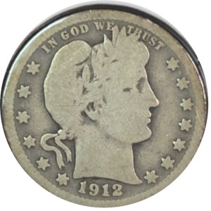 1912 Barber Quarter AG3 — photo 1