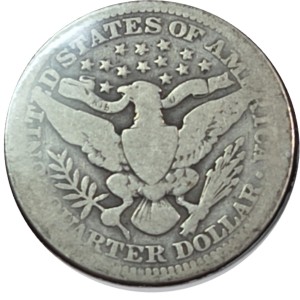 1913 Barber Quarter AG3 — photo 2