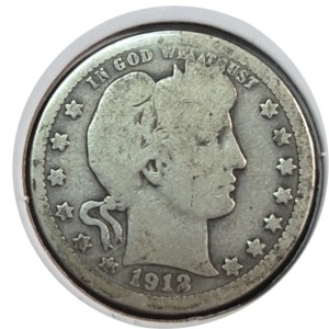 1913 Barber Quarter AG3 — photo 1