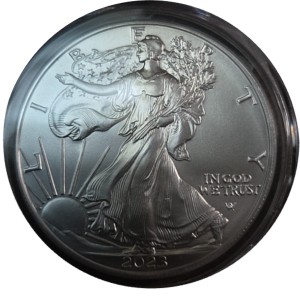 2023 American Silver Eagle MS70 — photo 2