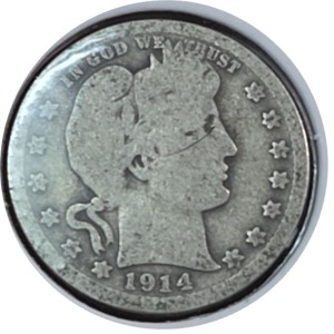 1914 Barber Quarter AG3 — photo 1