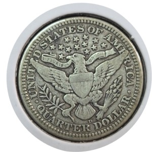1915-D Barber Quarter F12 — photo 2