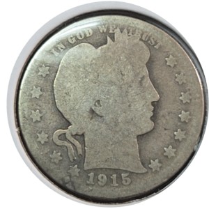 1915-D Barber Quarter AG3 — photo 1