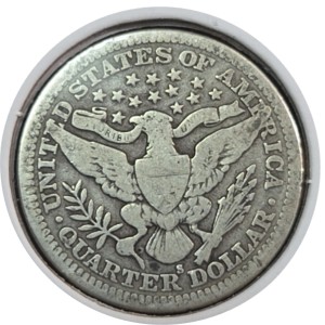 1915-S Barber Quarter G6 — photo 2