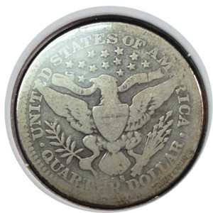 1915-S Barber Quarter AG3 — photo 2