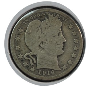 1916-D Barber Quarter Barber AG3 — photo 1