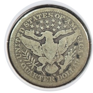 1916-D Barber Quarter Barber AG3 — photo 2