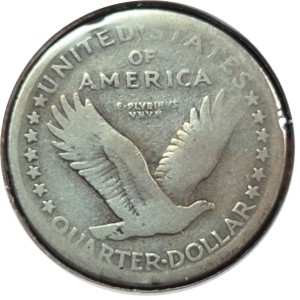 1917 Standing Liberty Quarter Type 1 G6 — photo 2