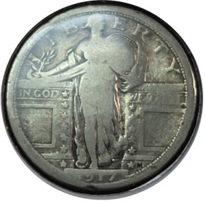 1917 Standing Liberty Quarter Type 1 G6