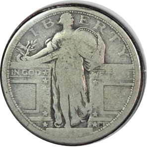 1917 Standing Liberty Quarter Type 1 AG3