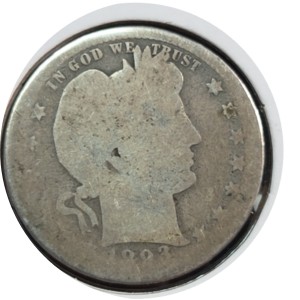 1893-S Barber Quarter AG3 — photo 1