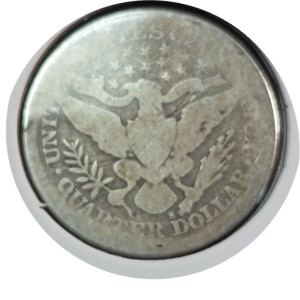1893-S Barber Quarter AG3 — photo 2