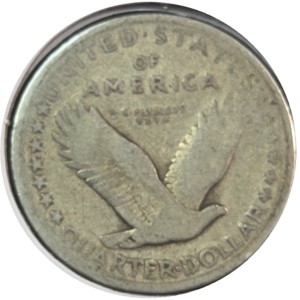 1917-D (No Date) Standing Liberty Quarter Type 1 PO1 — photo 2