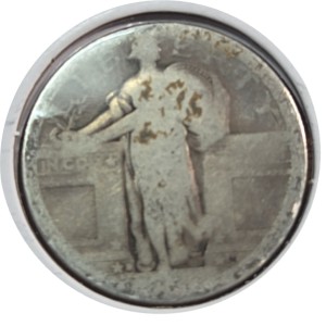 1917-D (No Date) Standing Liberty Quarter Type 1 PO1