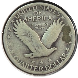1923 Standing Liberty Quarter AG3 — photo 2